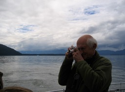 Tom taking Picture of Glacier img_2484