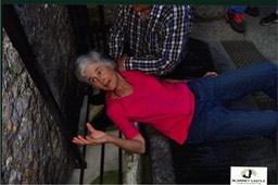 Frances at Blarney Castle