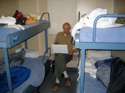 Tom in our cabin img_2165