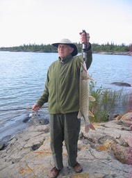 Tom with Fish img_3543